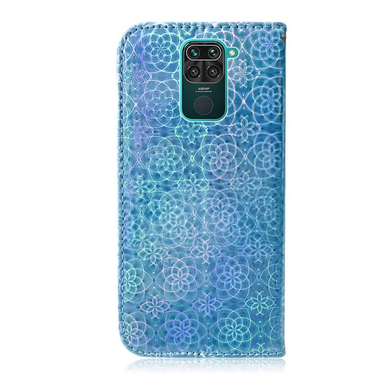 For Xiaomi Redmi Note 9 / 10X 4G Solid Color Colorful Magnetic Buckle Horizontal Flip PU Leather Case with Holder & Card Slots & Wallet & Lanyard