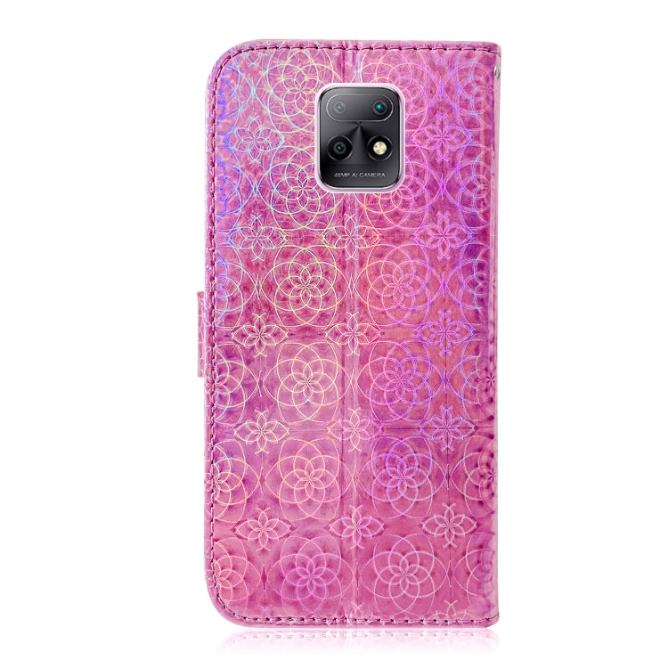 For Xiaomi Redmi 10X 5G Solid Color Colorful Magnetic Buckle Horizontal Flip PU Leather Case with Holder & Card Slots & Wallet & Lanyard