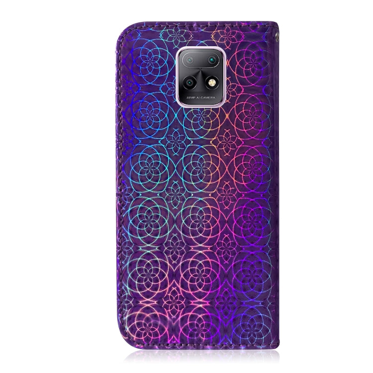 For Xiaomi Redmi 10X 5G Solid Color Colorful Magnetic Buckle Horizontal Flip PU Leather Case with Holder & Card Slots & Wallet & Lanyard