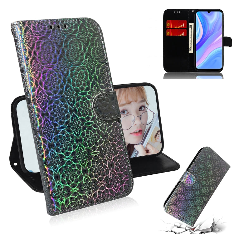 For Huawei P Smart S / Enjoy 10s / Y8p Solid Color Colorful Magnetic Buckle Horizontal Flip PU Leather Case with Holder & Card Slots & Wallet & Lanyard