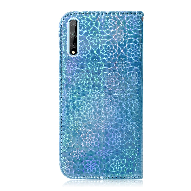 For Huawei P Smart S / Enjoy 10s / Y8p Solid Color Colorful Magnetic Buckle Horizontal Flip PU Leather Case with Holder & Card Slots & Wallet & Lanyard