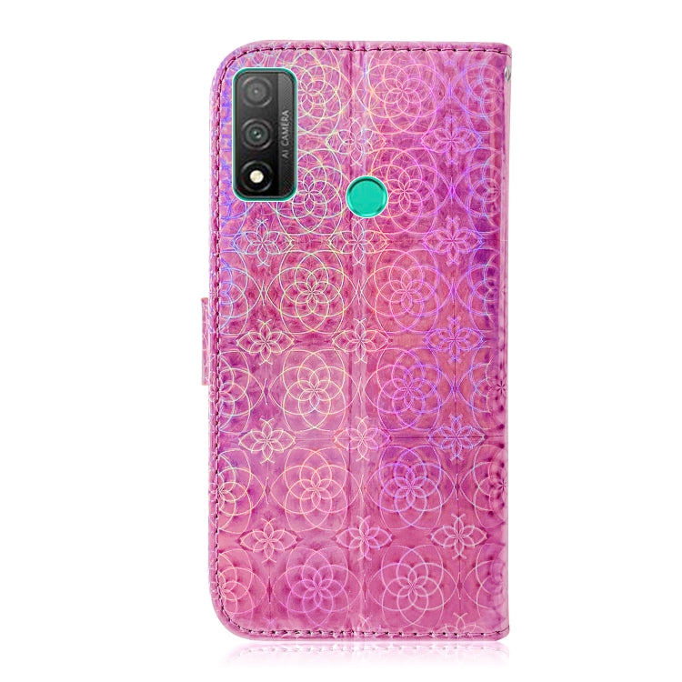 For Huawei P smart 2020 Solid Color Colorful Magnetic Buckle Horizontal Flip PU Leather Case with Holder & Card Slots & Wallet & Lanyard