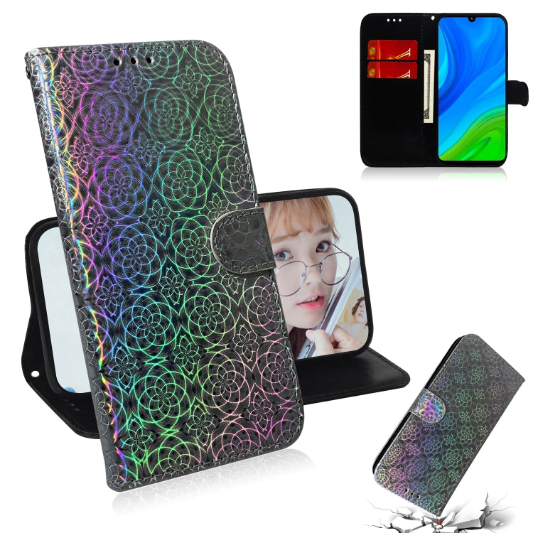 For Huawei P smart 2020 Solid Color Colorful Magnetic Buckle Horizontal Flip PU Leather Case with Holder & Card Slots & Wallet & Lanyard