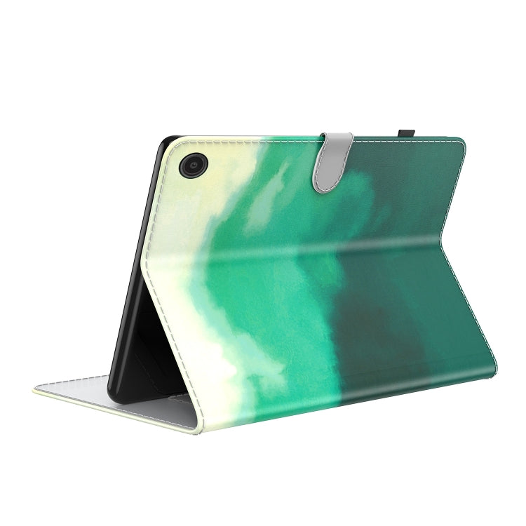 For Amazon Fire Max 11 Watercolor Pattern Flip Leather Tablet Case