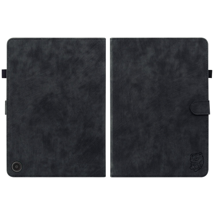 For Amazon Fire Max 11 Tiger Pattern Flip Leather Tablet Case