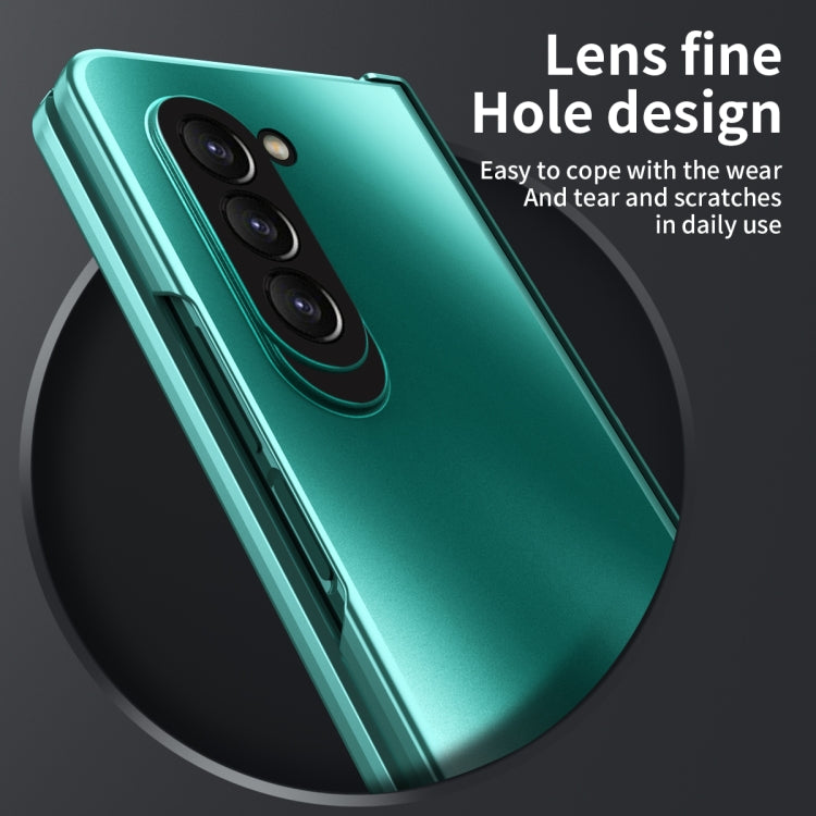 For Samsung Galaxy Z Fold5 Integrated Electroplating Folding All-inclusive Phone Case