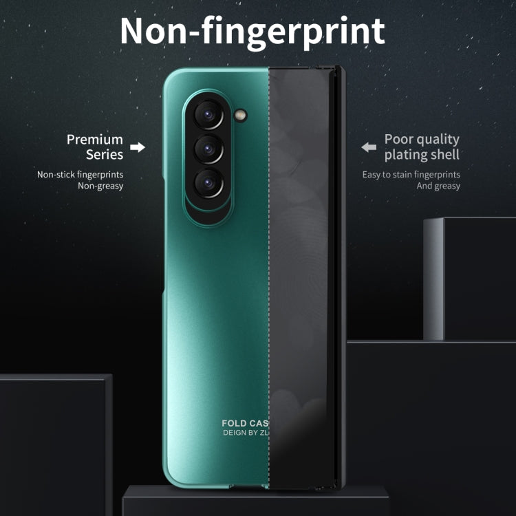 For Samsung Galaxy Z Fold5 Integrated Electroplating Folding All-inclusive Phone Case