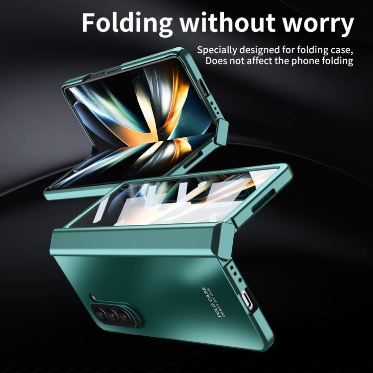 For Samsung Galaxy Z Fold5 Integrated Electroplating Folding All-inclusive Phone Case