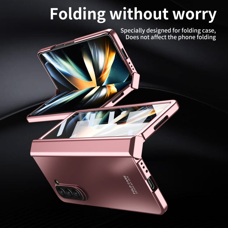 For Samsung Galaxy Z Fold5 Integrated Electroplating Folding All-inclusive Phone Case