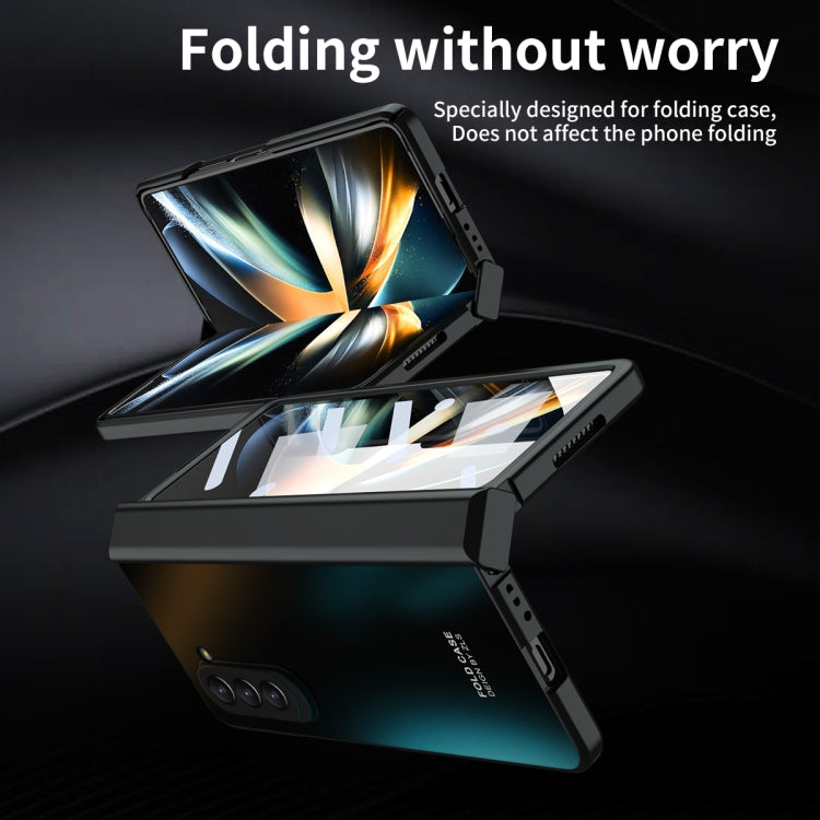 For Samsung Galaxy Z Fold5 Integrated Electroplating Folding All-inclusive Phone Case