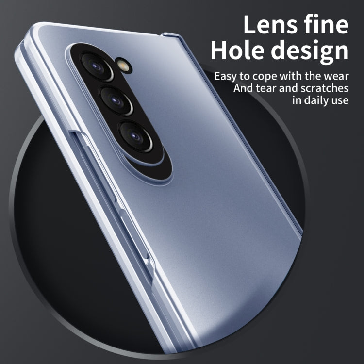 For Samsung Galaxy Z Fold5 Integrated Electroplating Folding All-inclusive Phone Case