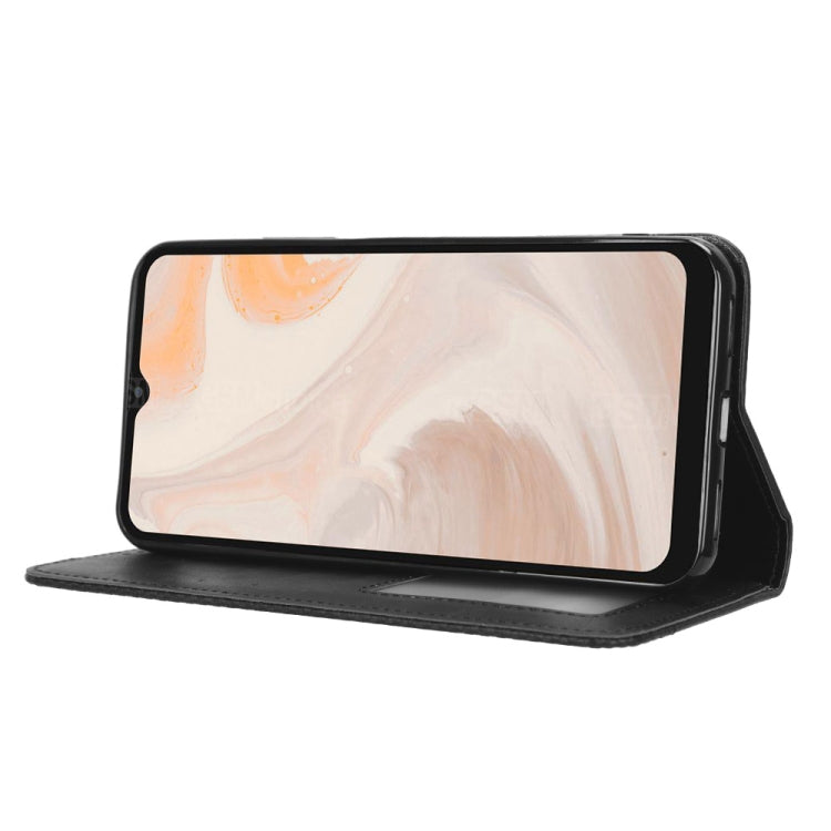 For Aiwa Phone B-2 JA3-SMP0602 Magnetic Buckle Retro Texture Leather Phone Case