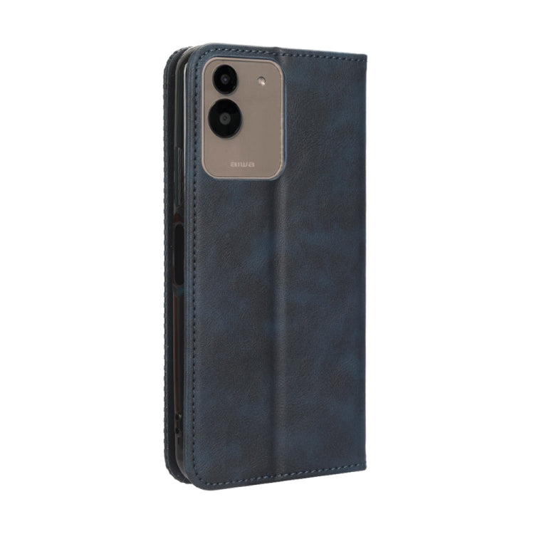 For Aiwa Phone B-2 JA3-SMP0602 Magnetic Buckle Retro Texture Leather Phone Case