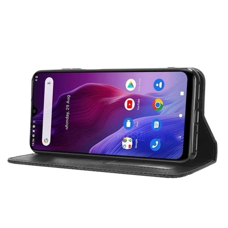 For Cubot P60 Magnetic Buckle Retro Texture Leather Phone Case