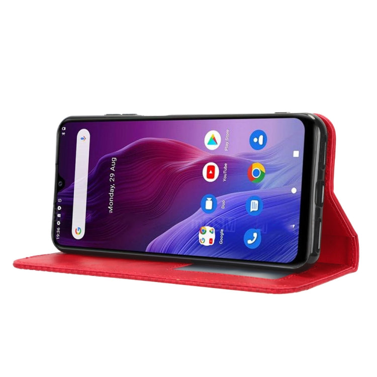 For Cubot P60 Magnetic Buckle Retro Texture Leather Phone Case