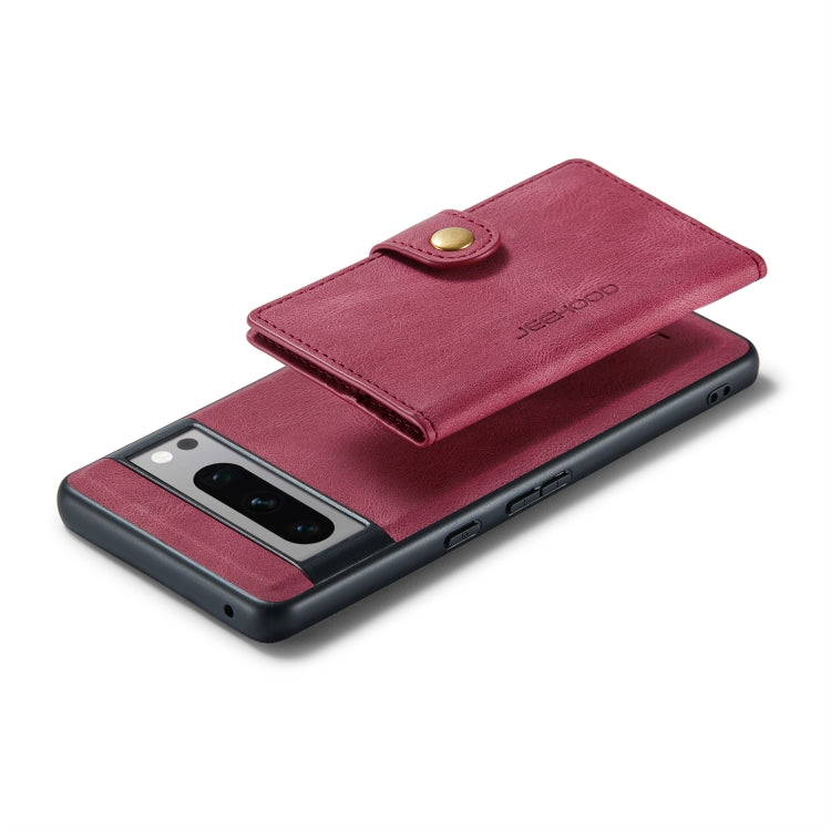 For Google Pixel 8 Pro JEEHOOD Retro Magnetic Detachable Wallet Phone Case