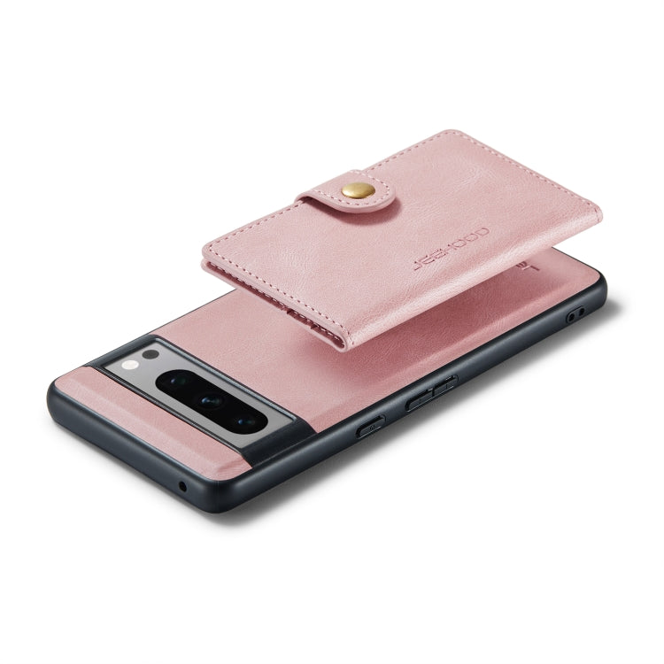For Google Pixel 8 Pro JEEHOOD Retro Magnetic Detachable Wallet Phone Case