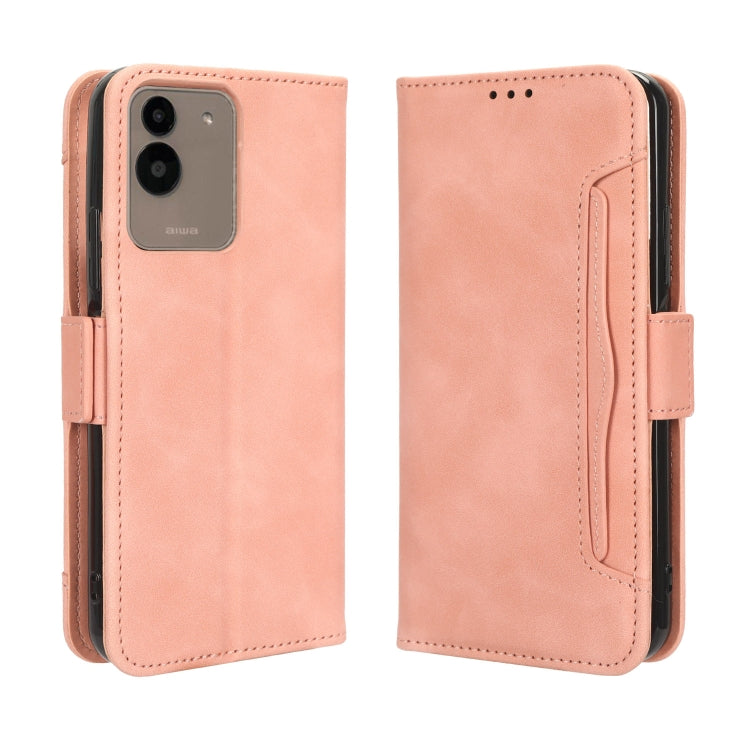 For Aiwa Phone B-2 JA3-SMP0602 Skin Feel Calf Texture Card Slots Leather Phone Case
