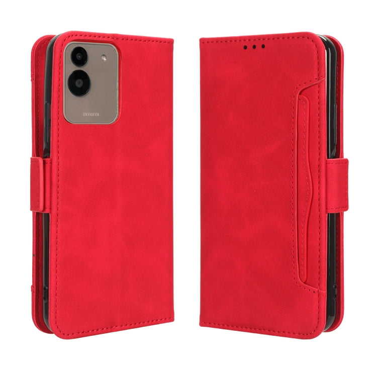 For Aiwa Phone B-2 JA3-SMP0602 Skin Feel Calf Texture Card Slots Leather Phone Case