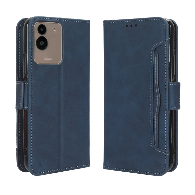 For Aiwa Phone B-2 JA3-SMP0602 Skin Feel Calf Texture Card Slots Leather Phone Case