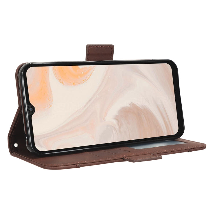 For Aiwa Phone B-2 JA3-SMP0602 Skin Feel Calf Texture Card Slots Leather Phone Case