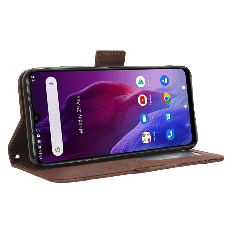 For Cubot P60 Skin Feel Calf Texture Card Slots Leather Phone Case