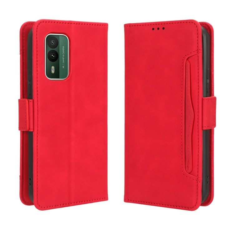 For Nokia XR21 Skin Feel Calf Texture Card Slots Leather Phone Case