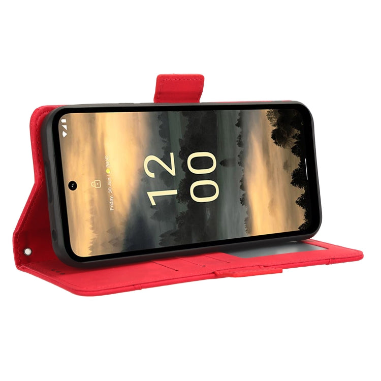 For Nokia XR21 Skin Feel Calf Texture Card Slots Leather Phone Case