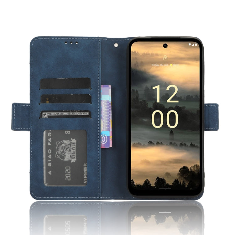 For Nokia XR21 Skin Feel Calf Texture Card Slots Leather Phone Case
