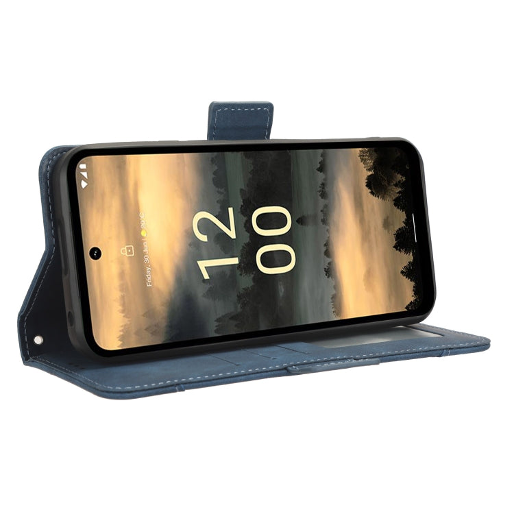 For Nokia XR21 Skin Feel Calf Texture Card Slots Leather Phone Case