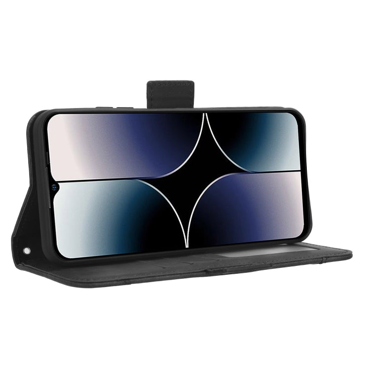 For Ulefone Note 16 Pro Skin Feel Calf Texture Card Slots Leather Phone Case