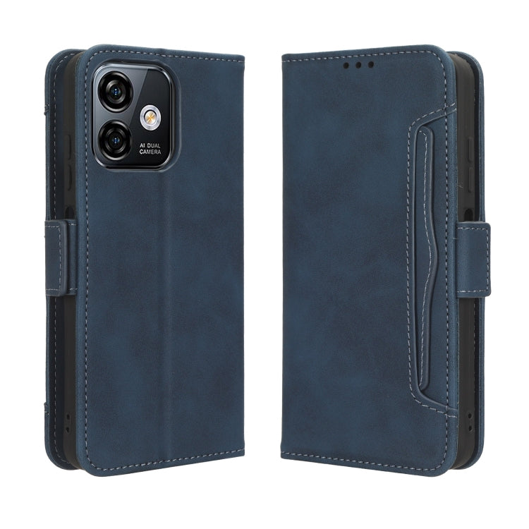 For Ulefone Note 16 Pro Skin Feel Calf Texture Card Slots Leather Phone Case