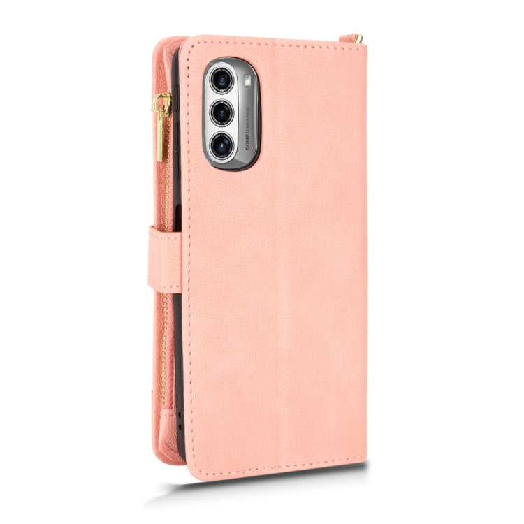 For Motorola Moto G52J 5G Litchi Texture Zipper Leather Phone Case