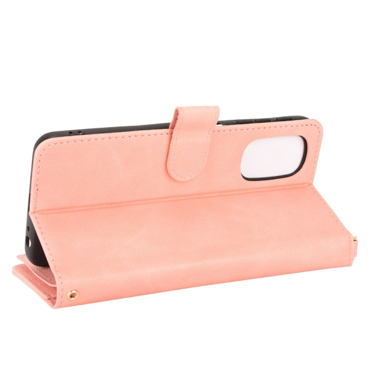 For Motorola Moto G52J 5G Litchi Texture Zipper Leather Phone Case