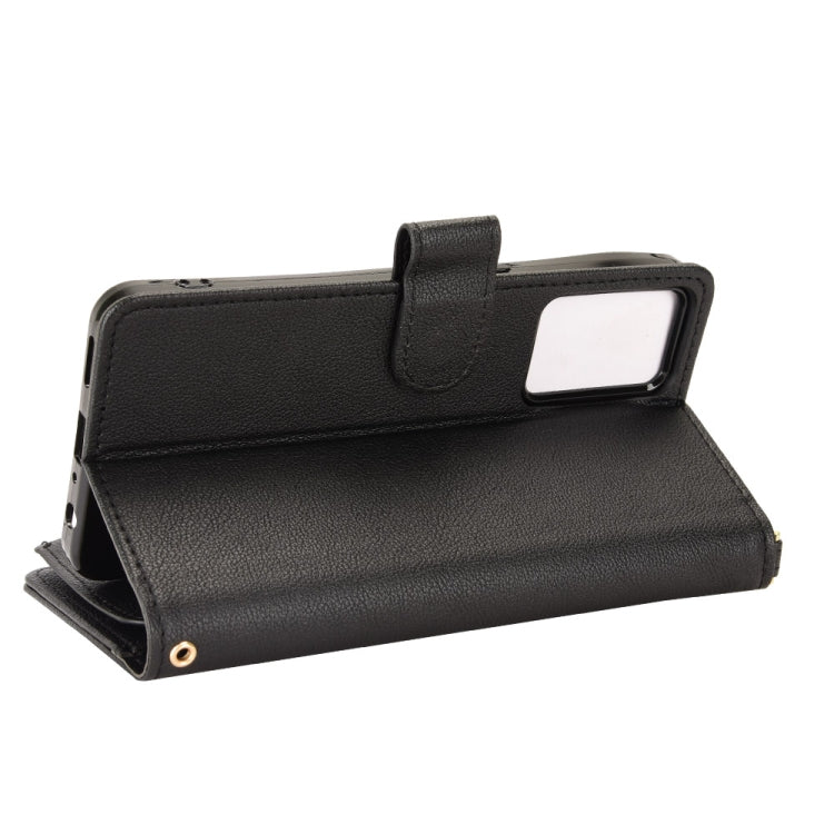 For OPPO Reno7 A JP Version Litchi Texture Zipper Leather Phone Case