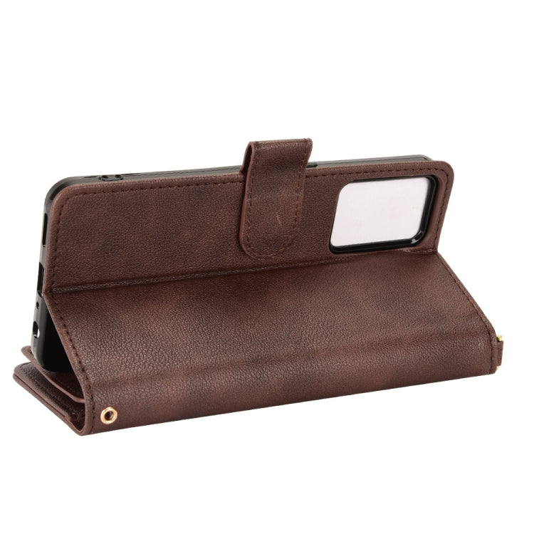 For OPPO Reno7 A JP Version Litchi Texture Zipper Leather Phone Case