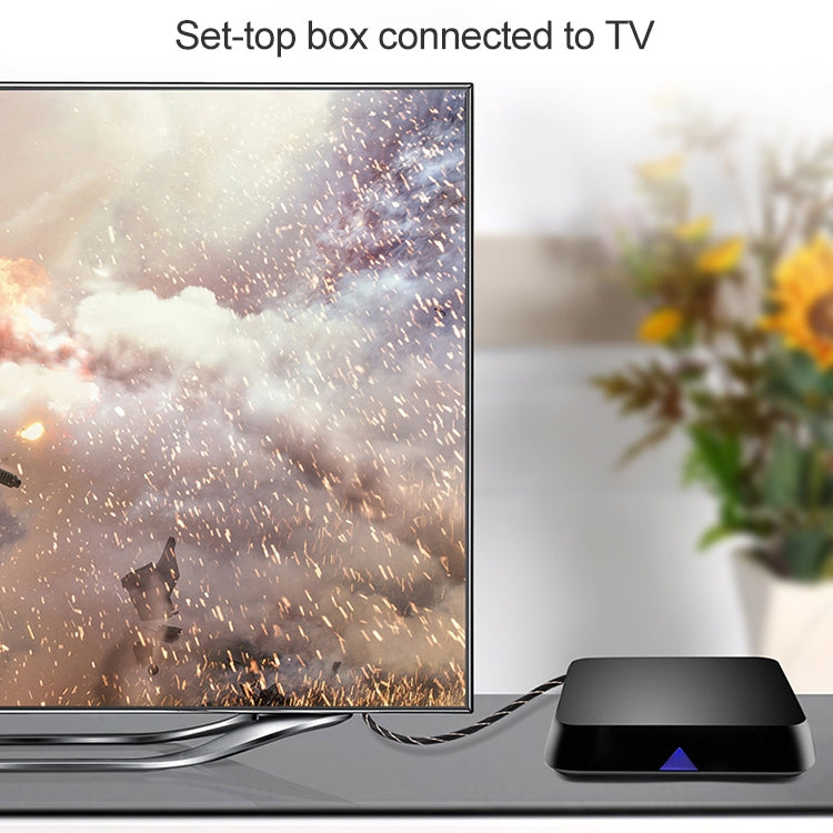 1.5m EMK OD6.0mm Square Port to Round Port Set-top Box Digital Audio Optical Fiber Connecting Cable