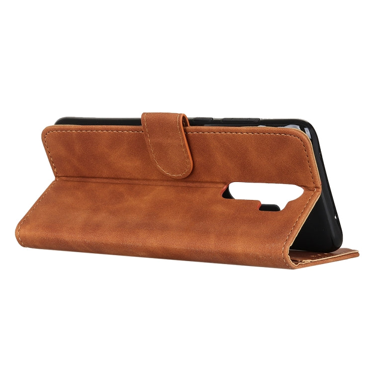 For Xiaomi Redmi 9 KHAZNEH Texture PU + TPU Horizontal Flip Leather Case with Holder & Card Slots & Wallet