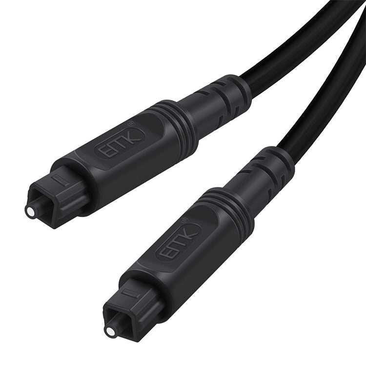 5m EMK OD4.0mm Square Port to Square Port Digital Audio Speaker Optical Fiber Connecting Cable