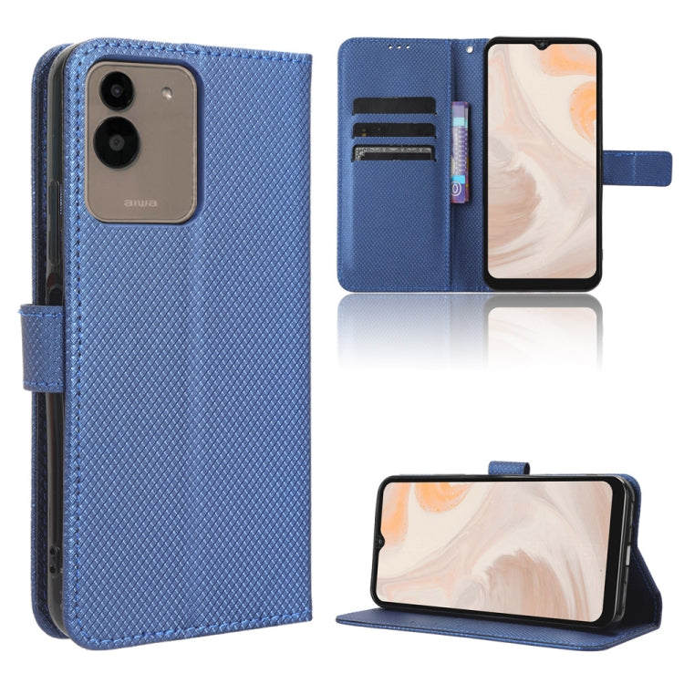 For Aiwa Phone B-2 JA3-SMP0602 Diamond Texture Leather Phone Case