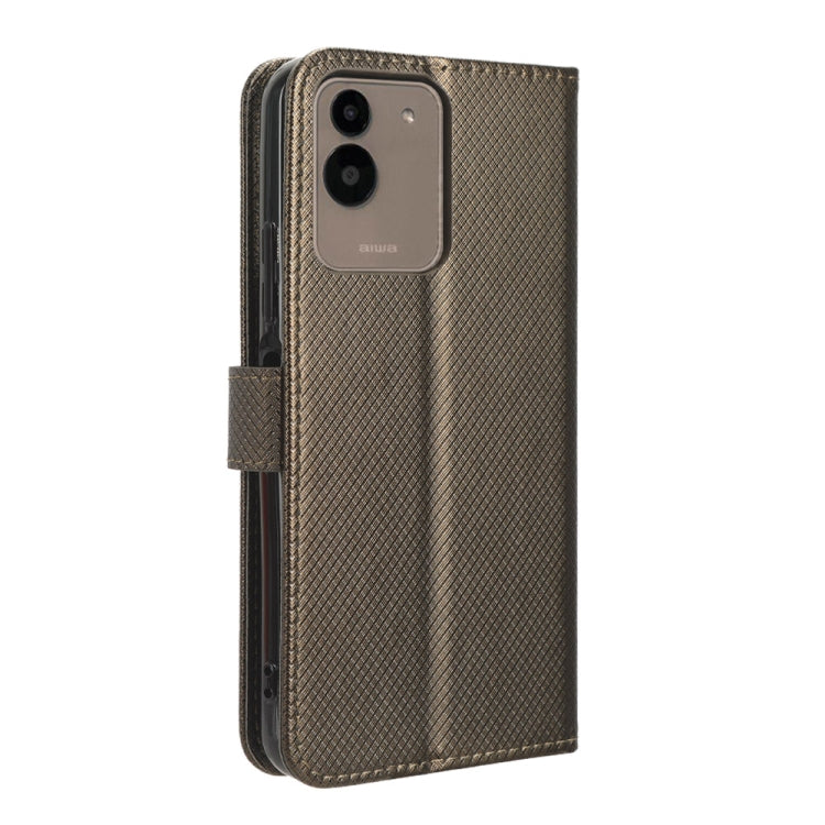 For Aiwa Phone B-2 JA3-SMP0602 Diamond Texture Leather Phone Case