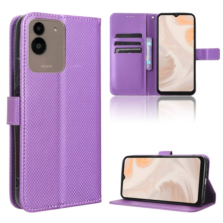 For Aiwa Phone B-2 JA3-SMP0602 Diamond Texture Leather Phone Case