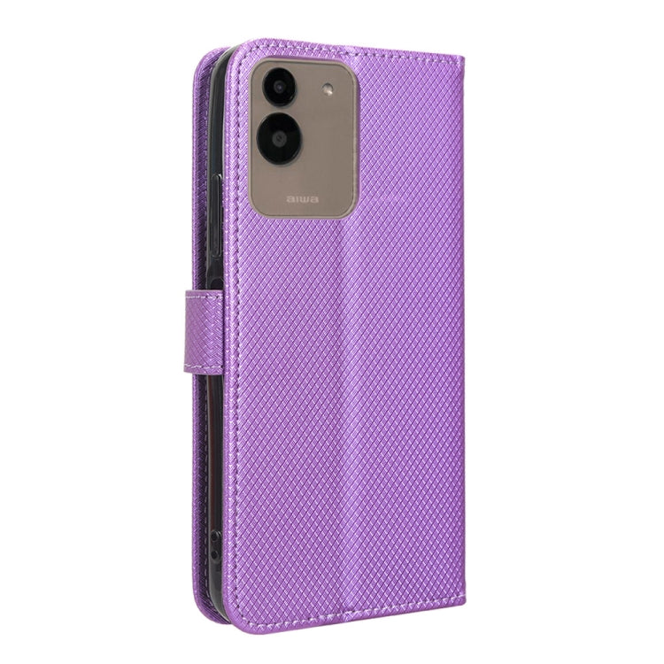 For Aiwa Phone B-2 JA3-SMP0602 Diamond Texture Leather Phone Case