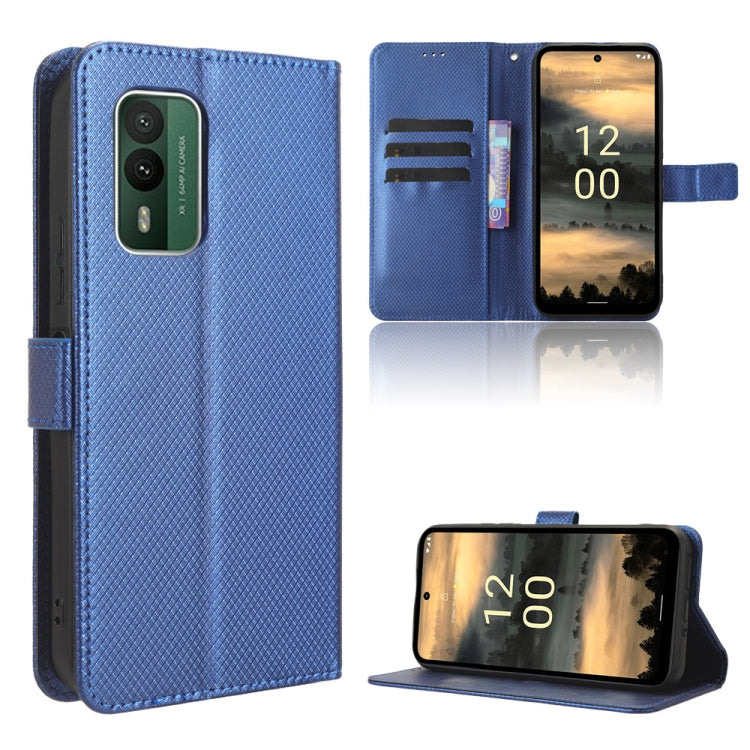 For Nokia XR21 Diamond Texture Leather Phone Case