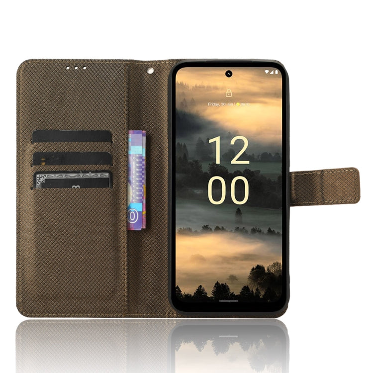 For Nokia XR21 Diamond Texture Leather Phone Case