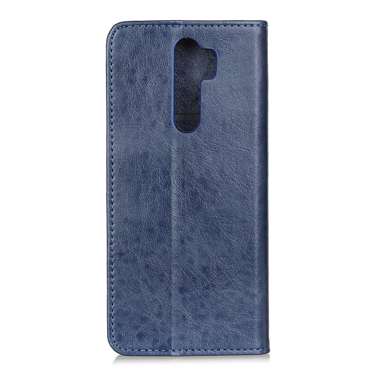 For Xiaomi Redmi 9 Magnetic Crazy Horse Texture Horizontal Flip Leather Case with Holder & Card Slots & Wallet
