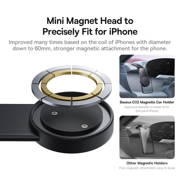 Baseus C02 Magnetic Car Phone Holder(Black)
