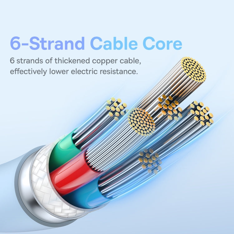 Baseus Pudding Series 100W Type-C to Type-C Fast Charging Data Cable, Length: