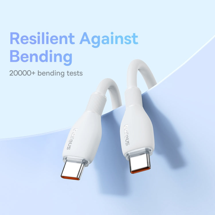 Baseus Pudding Series 100W Type-C to Type-C Fast Charging Data Cable, Length: