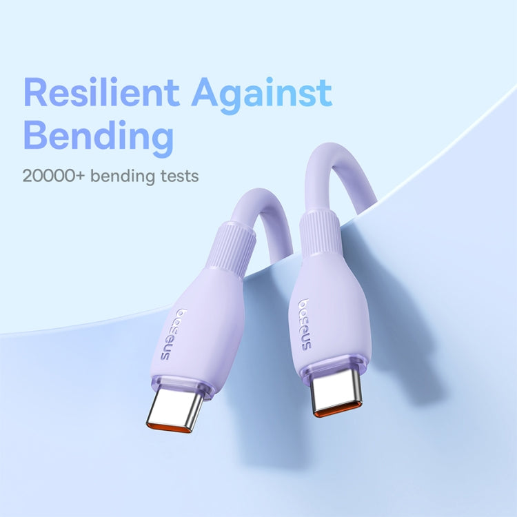 Baseus Pudding Series 100W Type-C to Type-C Fast Charging Data Cable, Length: